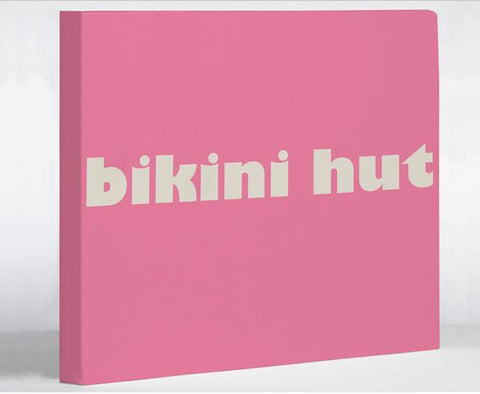 Bikini Hut Canvas Wall Decor by