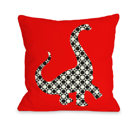 Camasaurus Throw Pillow by OBC 18 X 18