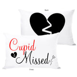 Cupid Missed Lumbar Pillow by OBC 14 X 20