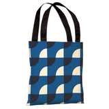 Janelle Geometric - Strong Blue Tote Bag by