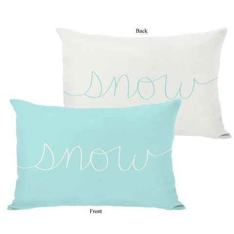 Snow Mix & Match Holiday Throw Pillow by