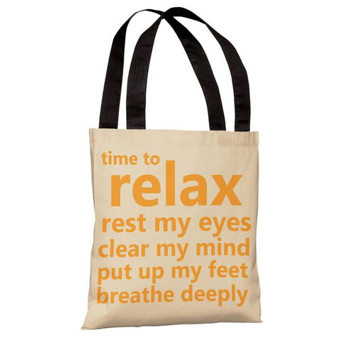 Time To Relax Tote Bag by