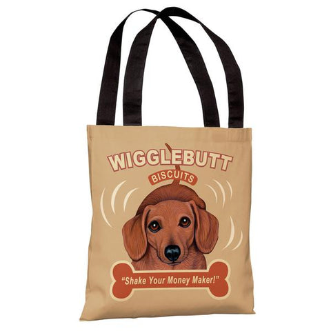 Wigglebutt Tote Bag by Retro Pets