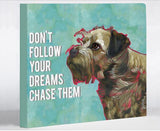 Don't Follow Dreams Canvas Wall Decor by Ursula Dodge