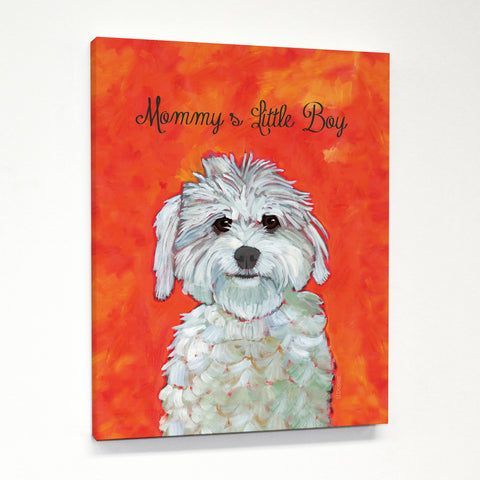 Mommy's Little Boy Canvas by Ursula Dodge 11 X 14