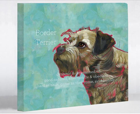 Border Terrier 1 Canvas Wall Decor by Ursula Dodge
