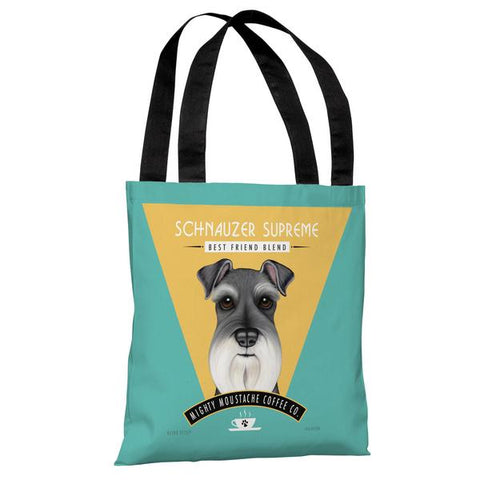 Schnauzer Supreme Tote Bag by Retro Pets