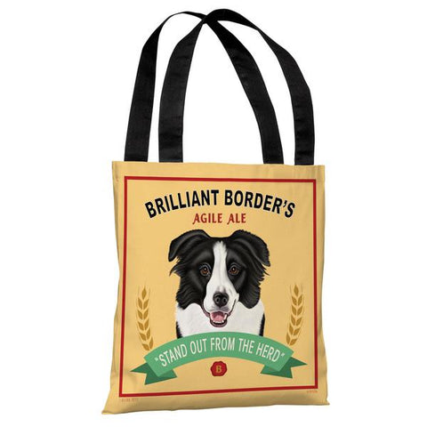 Brilliant Border Tote Bag by Retro Pets