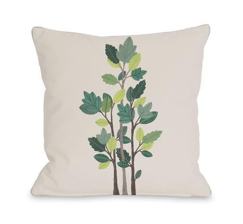 Branch Throw Pillow by Ana Victoria Calderon