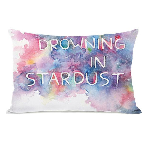 Drowning in Stardust Throw Pillow by Ana Victoria Calderon