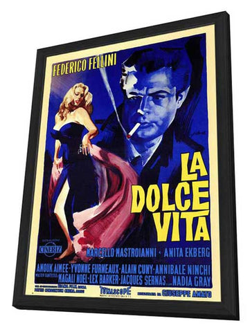 La Dolce Vita 11 x 17 Poster - Foreign - Style A - in Deluxe Aluminum Frame