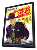 Hopalong Cassidy Returns 11 x 17 Movie Poster - Style A - in Deluxe Aluminum Frame
