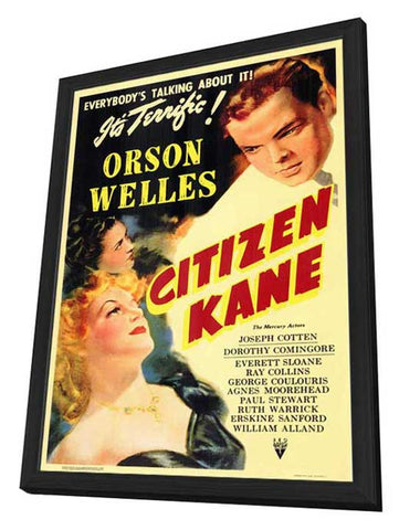 Citizen Kane 11 x 17 Movie Poster - Style A - in Deluxe Aluminum Frame