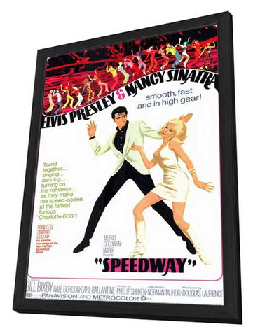 Speedway 11 x 17 Movie Poster - Style A - in Deluxe Aluminum Frame