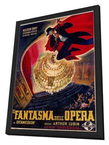 The Phantom of the Opera 11 x 17 Poster - Foreign - Style A - in Deluxe Aluminum Frame