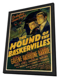 The Hound of The Baskervilles 11 x 17 Movie Poster - Style A - in Deluxe Aluminum Frame