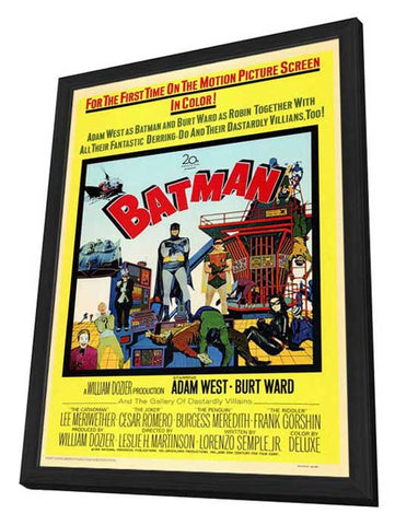 Batman  11 x 17 Movie Poster - Style A - in Deluxe Aluminum Frame