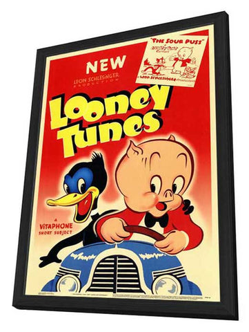 Looney Tunes 11 x 17 Movie Poster - Style A - in Deluxe Aluminum Frame