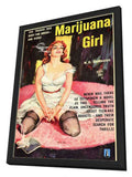 Marijuana Girl 11 x 17 Movie Poster - Style A - in Deluxe Aluminum Frame
