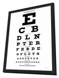 Eye Chart 11 x 17 Movie Poster - Style A - in Deluxe Aluminum Frame