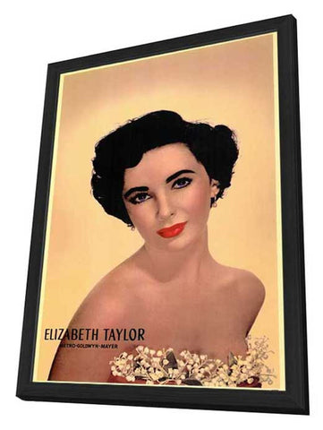 Elizabeth Taylor 11 x 17 Movie Poster - Style A - in Deluxe Aluminum Frame