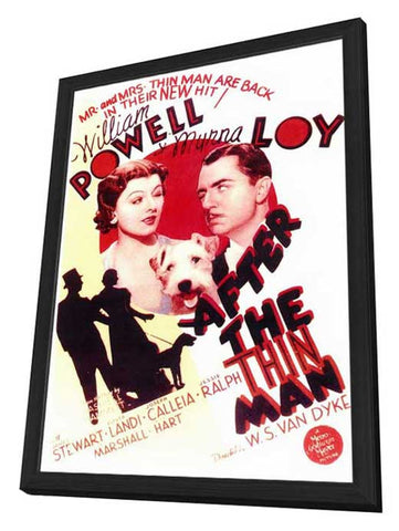 After the Thin Man 11 x 17 Movie Poster - Style A - in Deluxe Aluminum Frame