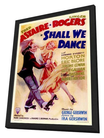 Shall We Dance 11 x 17 Movie Poster - Style A - in Deluxe Aluminum Frame