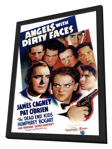 Angels With Dirty Faces 11 x 17 Movie Poster - Style A - in Deluxe Aluminum Frame