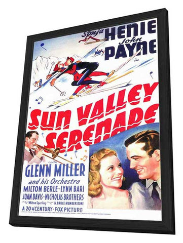 Sun Valley Serenade 11 x 17 Movie Poster - Style A - in Deluxe Aluminum Frame