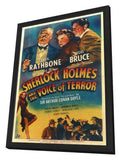 Sherlock Holmes and the Voice of Terror 11 x 17 Movie Poster - Style A - in Deluxe Aluminum Frame