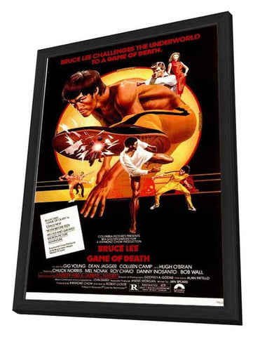 Game of Death 11 x 17 Movie Poster - Style A - in Deluxe Aluminum Frame