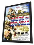 Sands of Iwo Jima 11 x 17 Movie Poster - Style A - in Deluxe Aluminum Frame