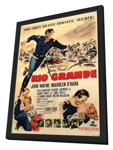 Rio Grande 11 x 17 Movie Poster - Style A - in Deluxe Aluminum Frame
