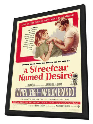 A Streetcar Named Desire 11 x 17 Movie Poster - Style A - in Deluxe Aluminum Frame