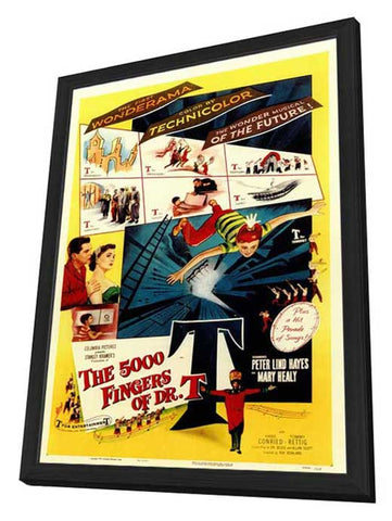 The 5000 Fingers of Dr. T 11 x 17 Movie Poster - Style A - in Deluxe Aluminum Frame