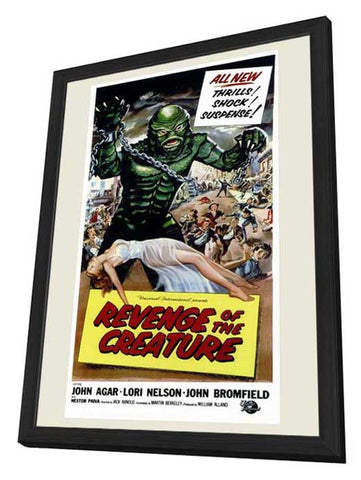 Revenge of the Creature 11 x 17 Movie Poster - Style A - in Deluxe Aluminum Frame