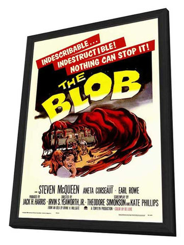 The Blob 11 x 17 Movie Poster - Style A - in Deluxe Aluminum Frame