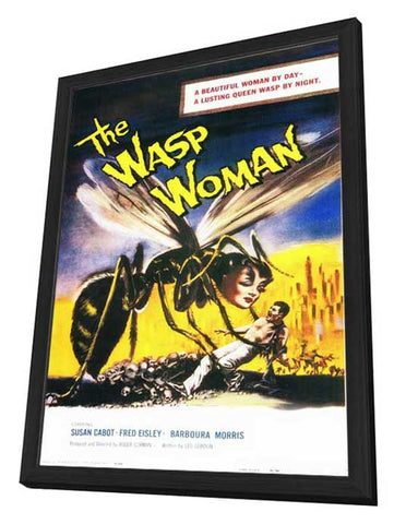 The Wasp Woman 11 x 17 Movie Poster - Style A - in Deluxe Aluminum Frame