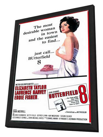 Butterfield 8 11 x 17 Movie Poster - Style A - in Deluxe Aluminum Frame