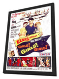 Girls! Girls! Girls! 11 x 17 Movie Poster - Style A - in Deluxe Aluminum Frame