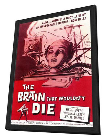 The Brain That Wouldn't Die 11 x 17 Movie Poster - Style A - in Deluxe Aluminum Frame