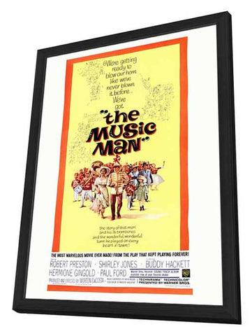 The Music Man 11 x 17 Movie Poster - Style A - in Deluxe Aluminum Frame