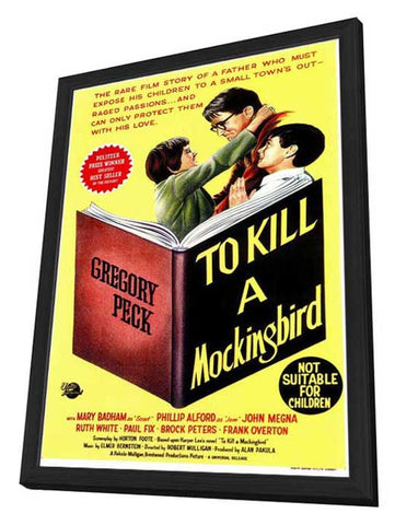To Kill a Mockingbird 11 x 17 Movie Poster - Style B - in Deluxe Aluminum Frame