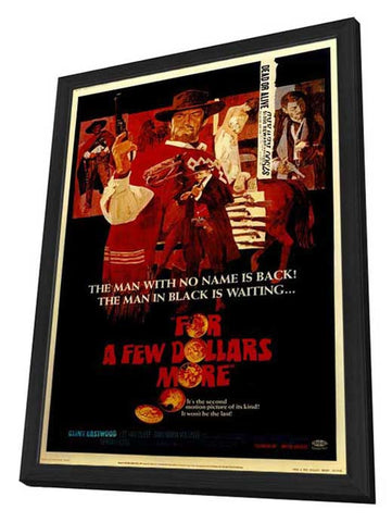 For a Few Dollars More 11 x 17 Movie Poster - Style A - in Deluxe Aluminum Frame
