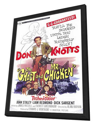 The Ghost and Mr. Chicken 11 x 17 Movie Poster - Style A - in Deluxe Aluminum Frame