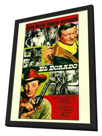 El Dorado 11 x 17 Movie Poster - Style A - in Deluxe Aluminum Frame