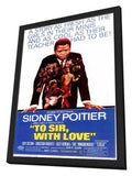 To Sir With Love 11 x 17 Movie Poster - Style A - in Deluxe Aluminum Frame