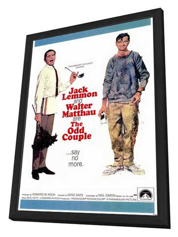 The Odd Couple 11 x 17 Movie Poster - Style A - in Deluxe Aluminum Frame