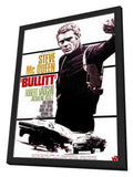 Bullitt 11 x 17 Movie Poster - French Style B - in Deluxe Aluminum Frame