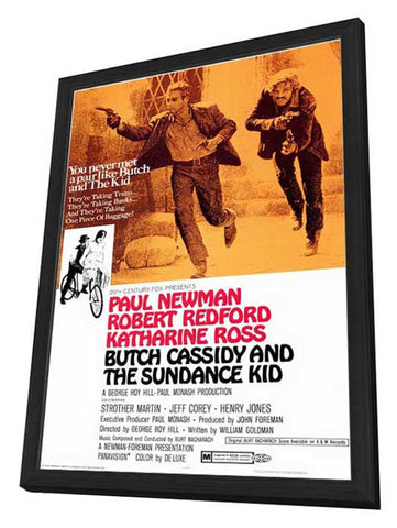Butch Cassidy and the Sundance Kid 11 x 17 Movie Poster - Style A - in Deluxe Aluminum Frame
